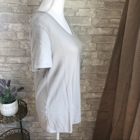 HYE PARK and LUNE Saturn Tee in Heather Gray - Picture 3 of 5